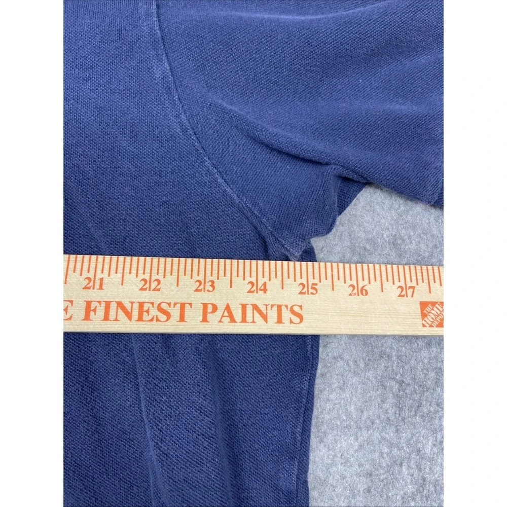 Polo‎ Ralph Lauren US Open 2009 Shirt Men XXL Blue Big Pony Patch Tennis